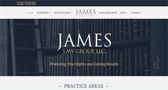 Desktop Screenshot of jameslawgroup.net